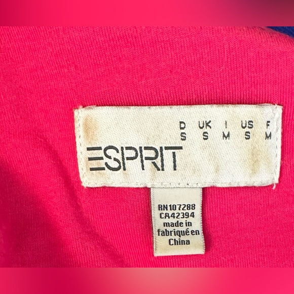 ESPRIT WOMEN SLEEVELESS PINK DRESS SIZE S - Picture 7 of 7